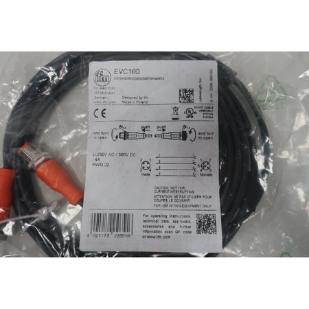 Ifm Connecting Cordset Cable EVC100